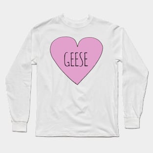 Geese Love Long Sleeve T-Shirt